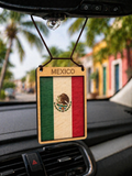 Mexico Rearview Flag Hanger