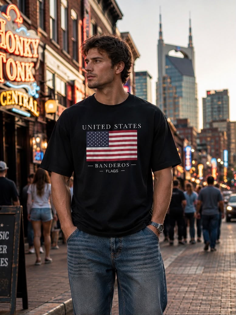 USA Heritage Oversized Tee