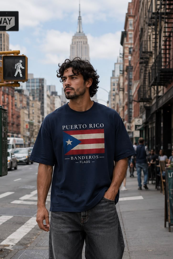 Puerto Rico Heritage Oversized Tee