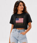 USA Women’s Crop Top
