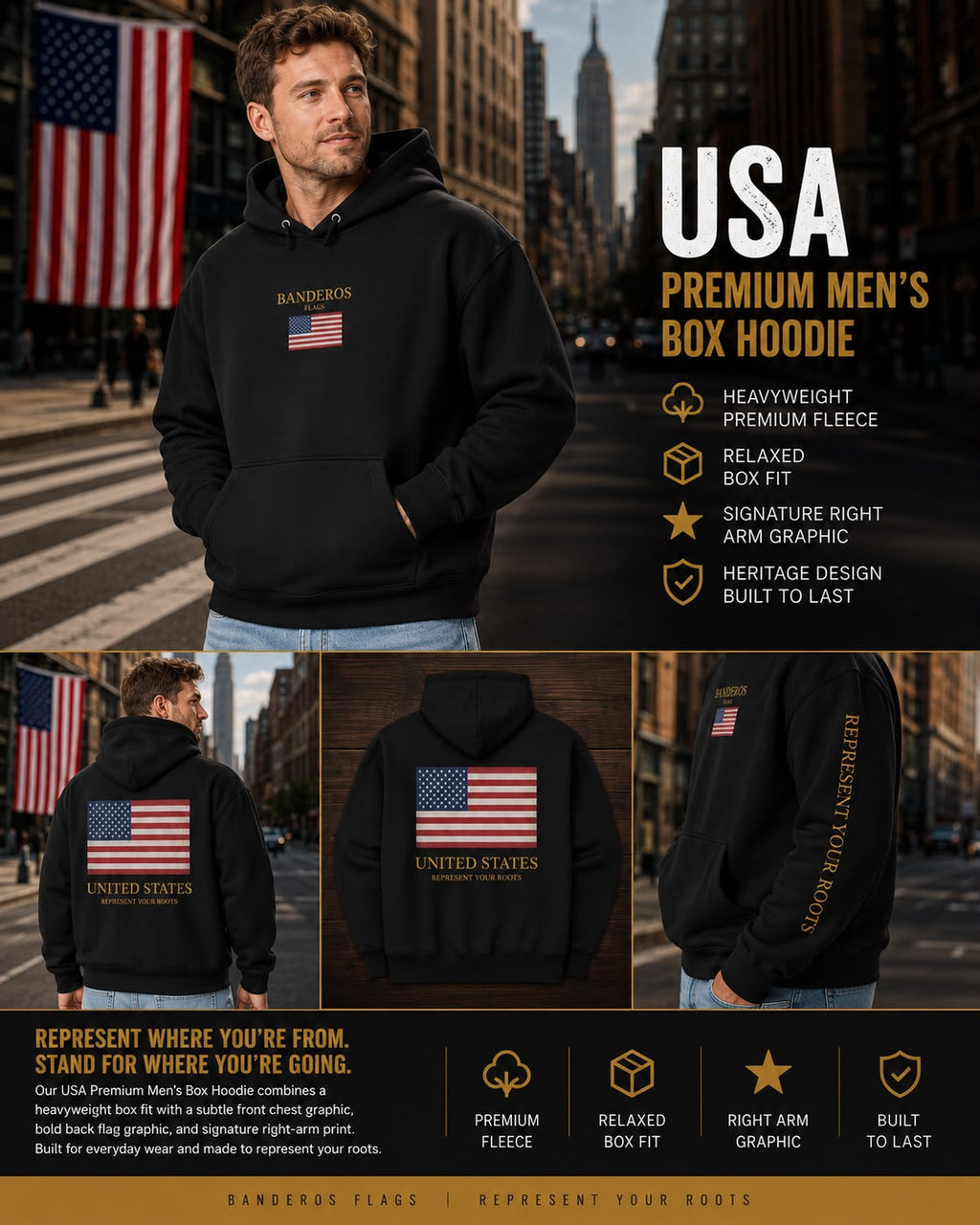 USA Box Hoodie