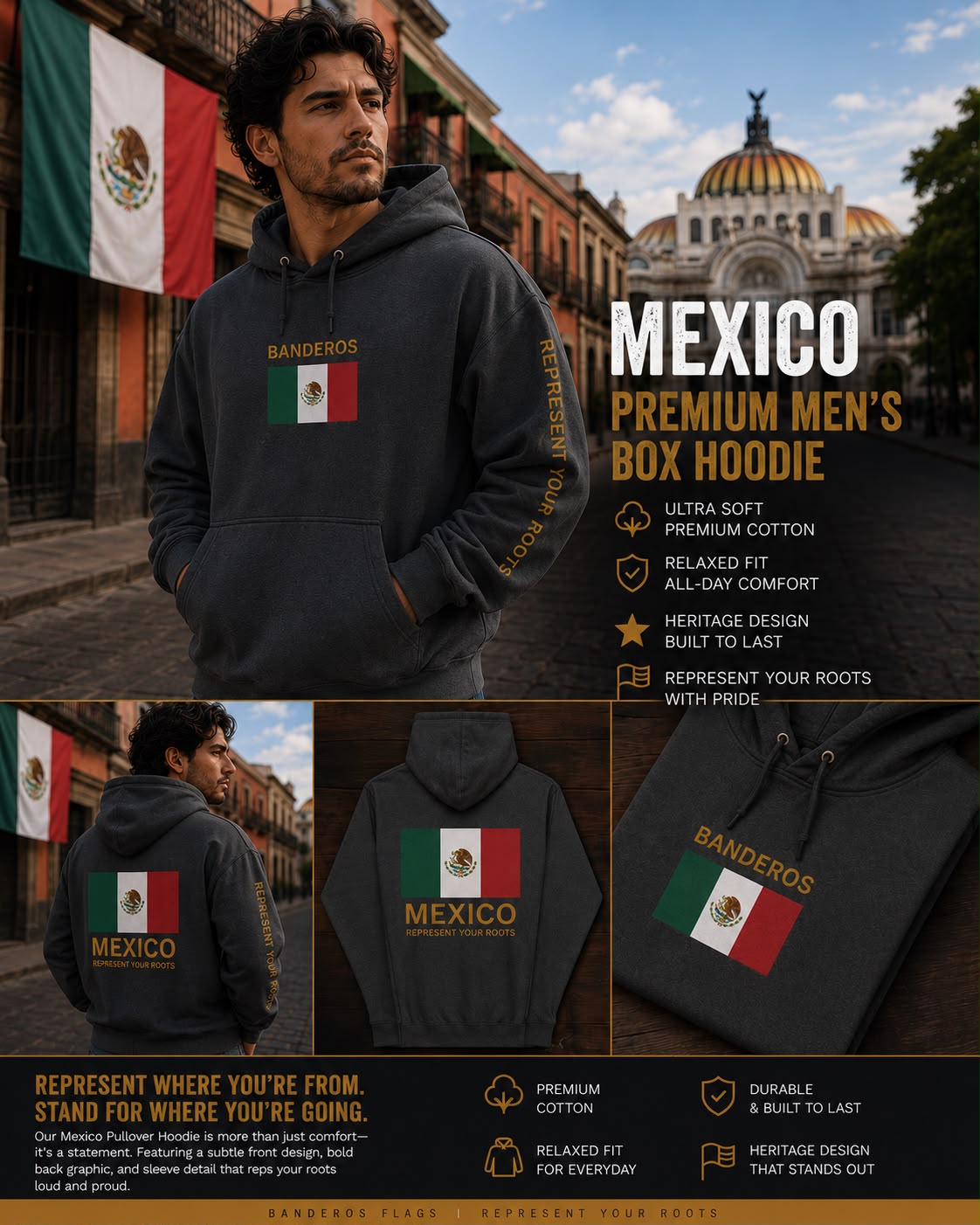 Mexico Box Hoodie