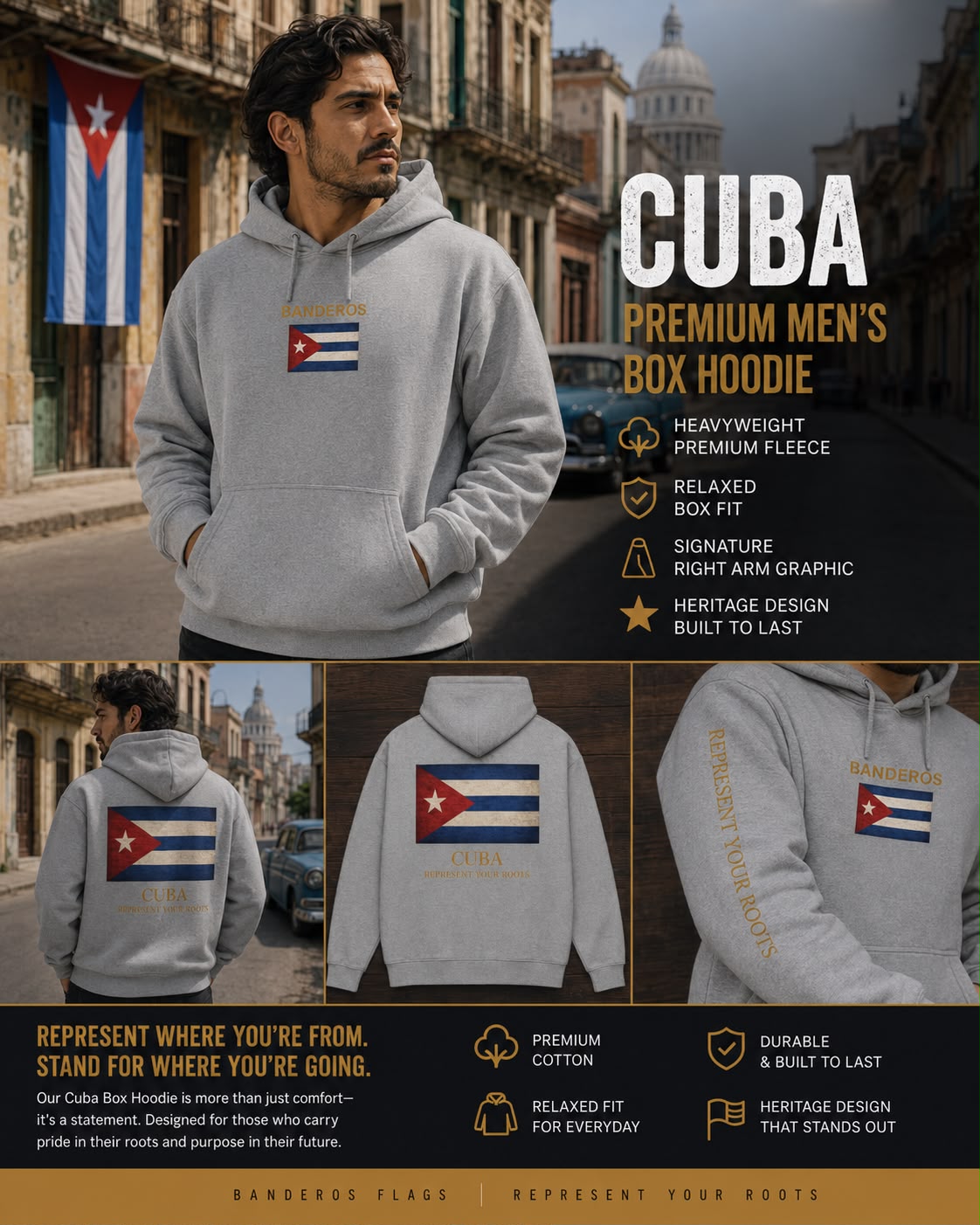 Cuba Box Hoodie